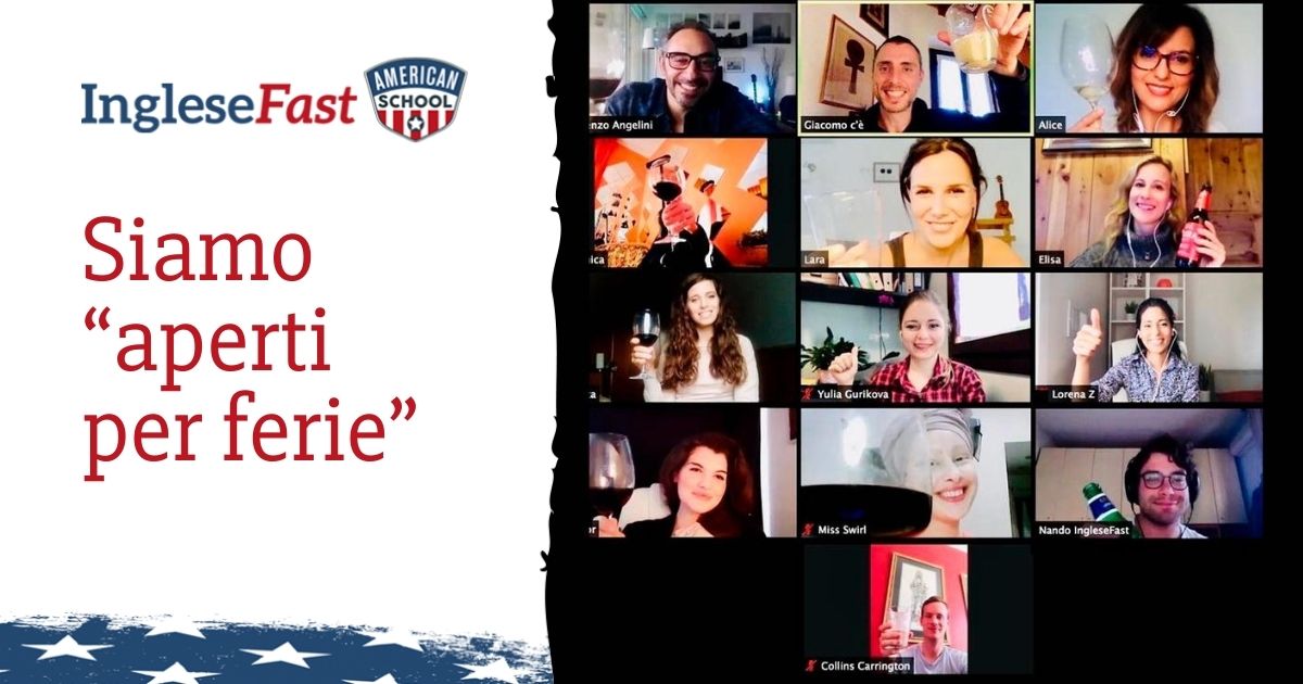 aperti per ferie inglesefast