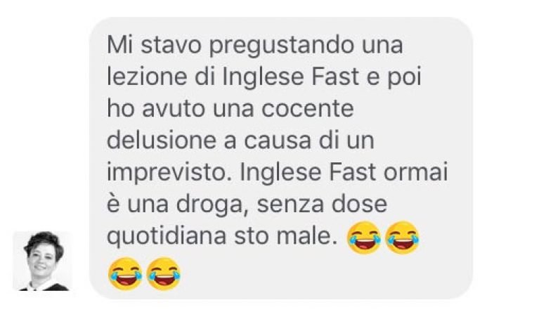 testimonianza IngleseFast