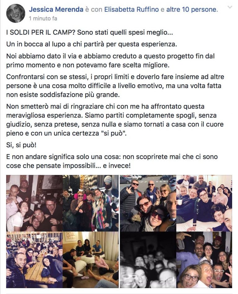 Jessica Merenda testimonianza AS IngleseFast