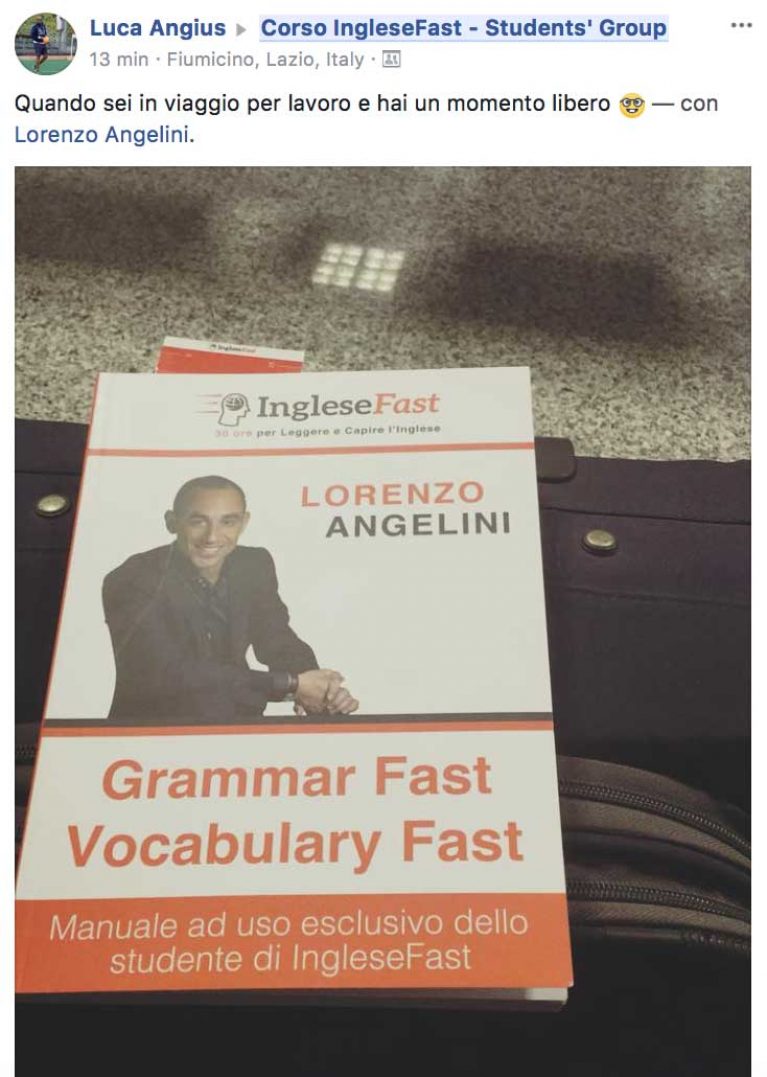 Luca Angius testimonianza IngleseFast