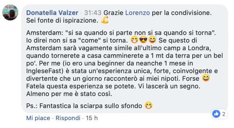 Donatella Valzer testimonianza IngleseFast