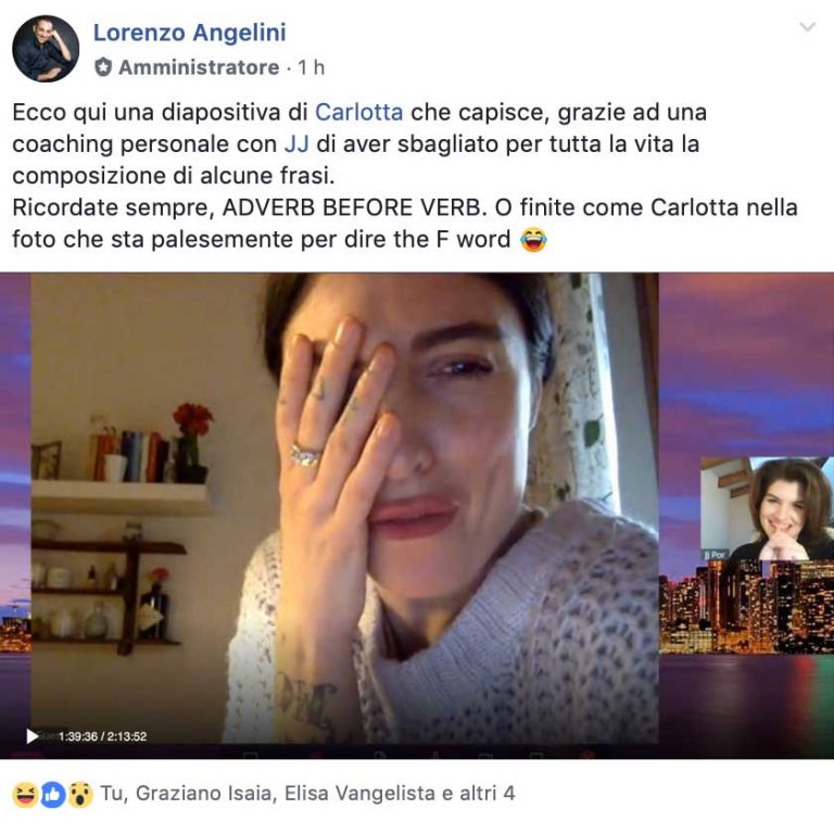 Carlotta testimonianza IngleseFast