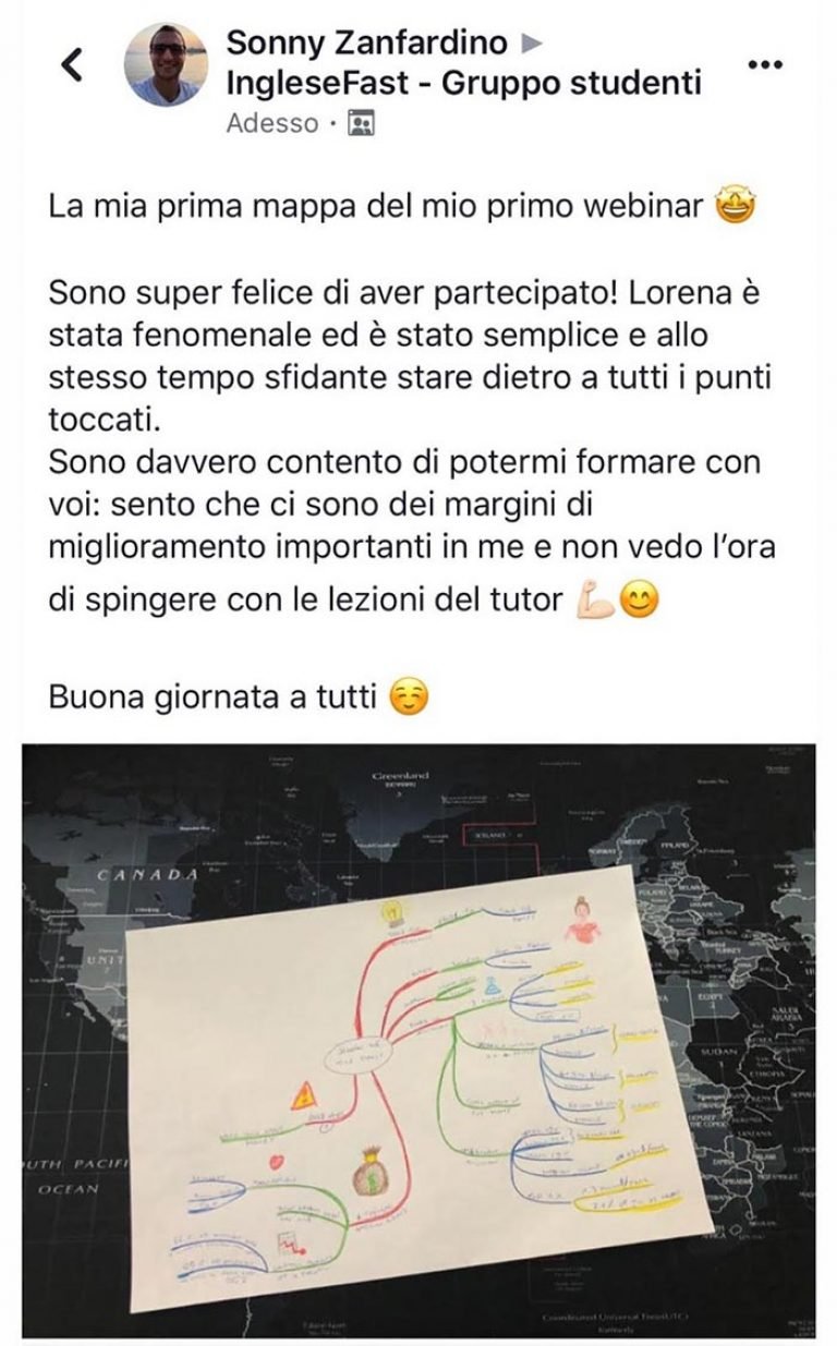Sonny Zanfardino testimonianza AS IngleseFast