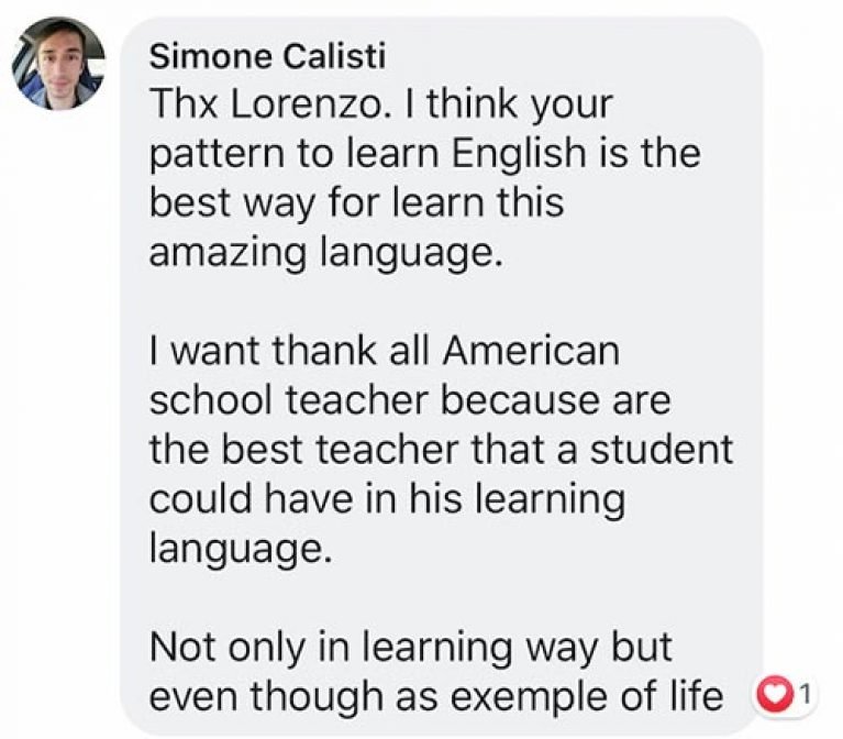 Simone Calisti testimonianza AS IngleseFast