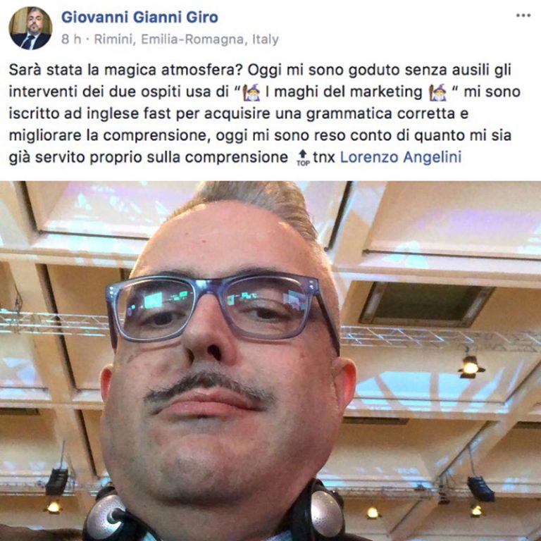Giovanni Gianni Giro testimonianza AS IngleseFast
