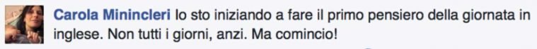 Carola Minincleri testimonianza AS IngleseFast