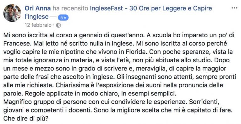 Ori Anna testimonianza AS IngleseFast