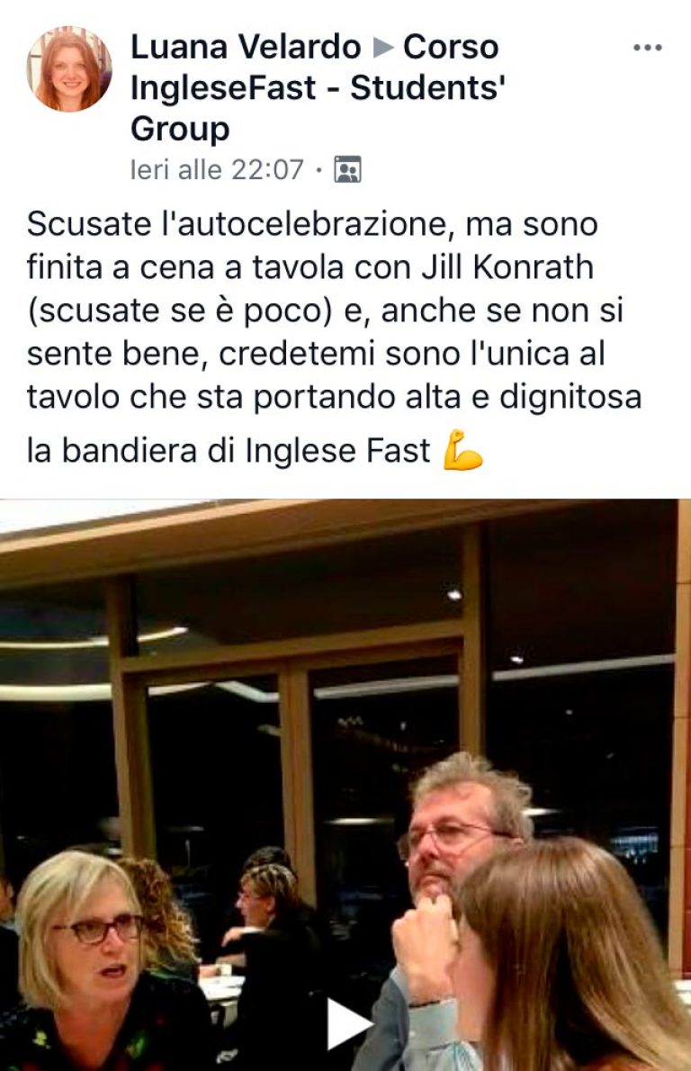 Luana Velardo testimonianza AS IngleseFast